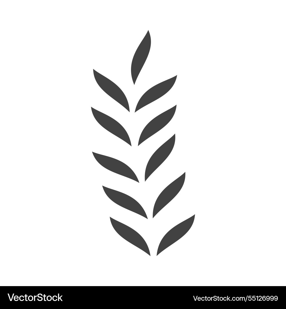 Blatt Sommer Frühling Symbol Blatt Sommer Frühling Symbol vektorbild