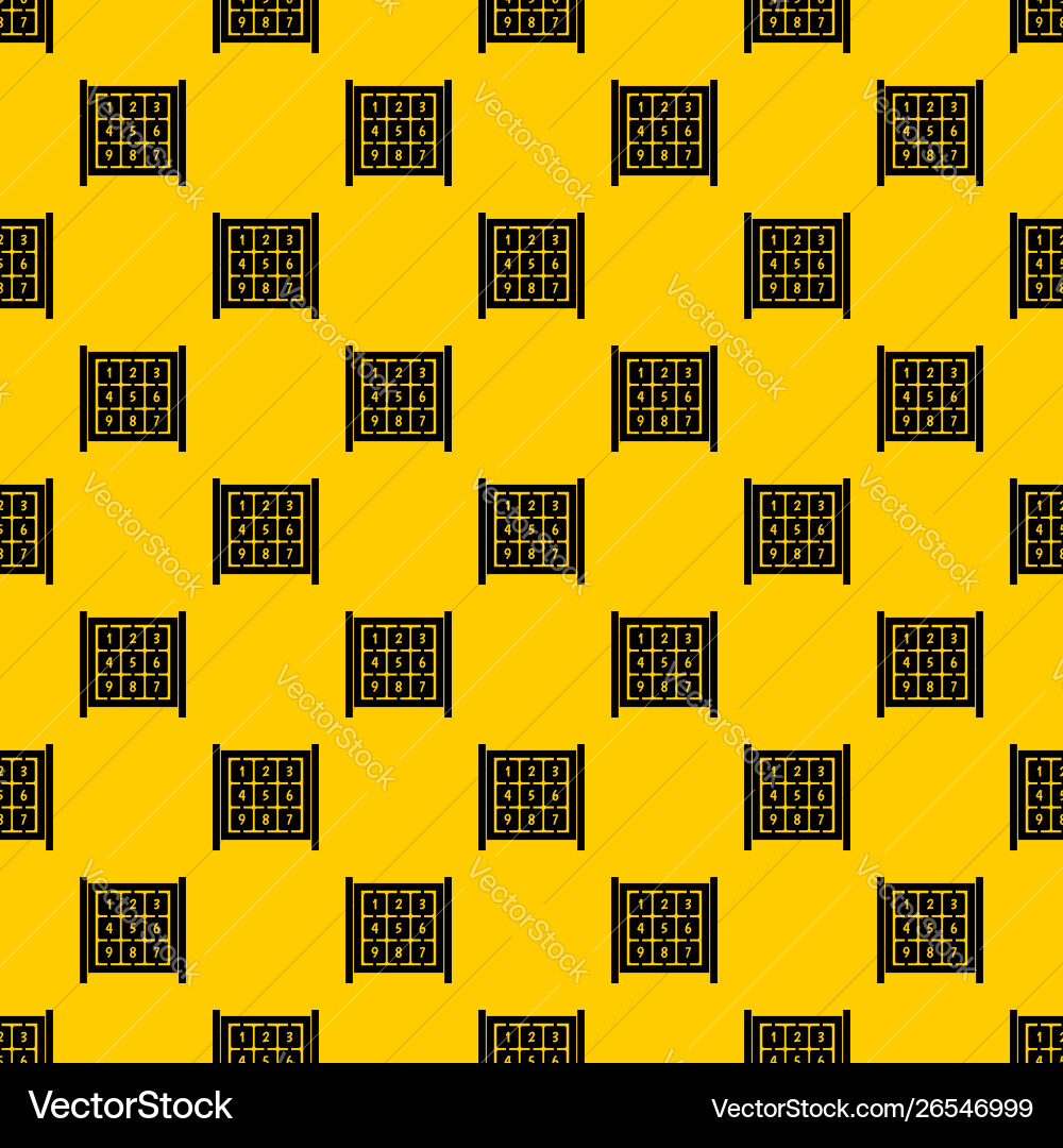 Cubes with numbers on playground pattern Cubes with numbers on playground pattern Vector Image