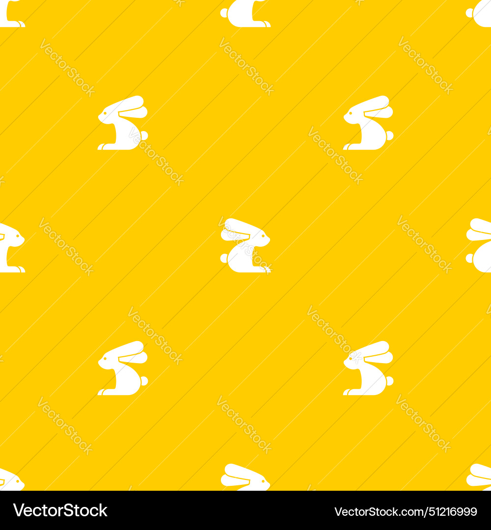 Hare pattern seamless rabbit background bunny Hare pattern seamless rabbit background bunny vector image