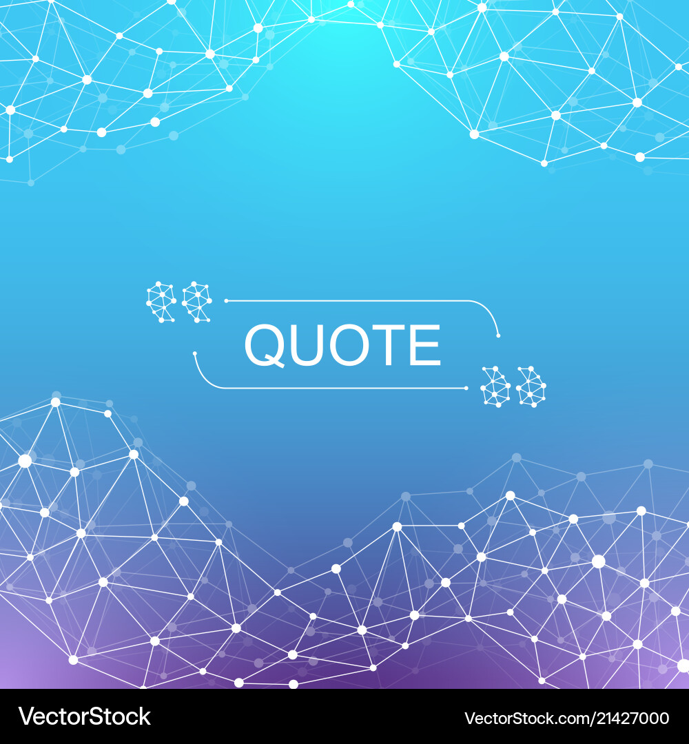 Abstract Network Background vector image