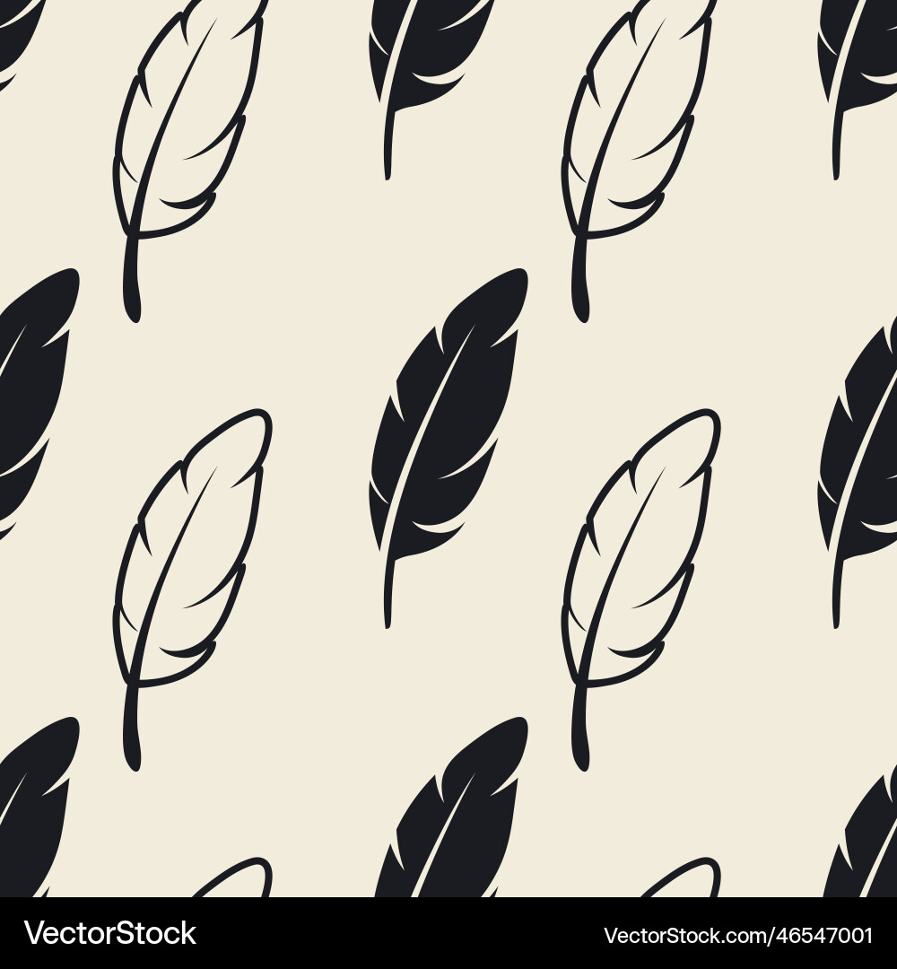 Seamless pattern with different black Seamless pattern with different black Vector Image