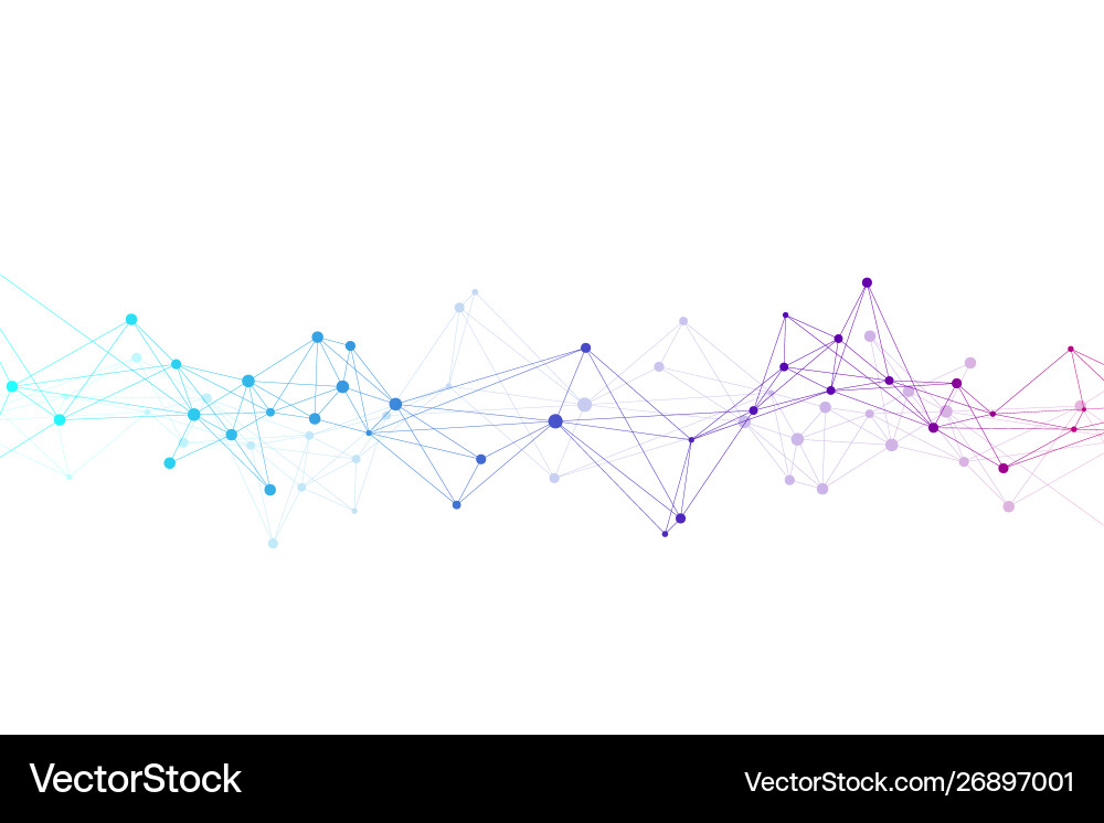 Technology abstract background with connected line Technology abstract background with connected line vector image