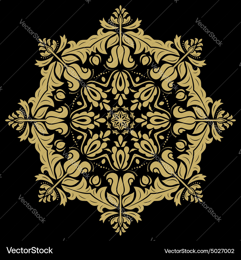 Damask orient pattern Vector Image