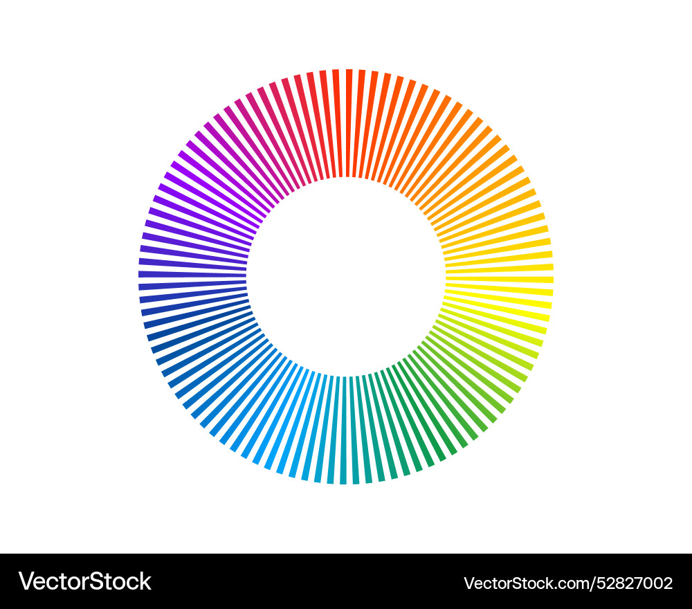 Loading bar status icon loaded rainbow icons Vector Image
