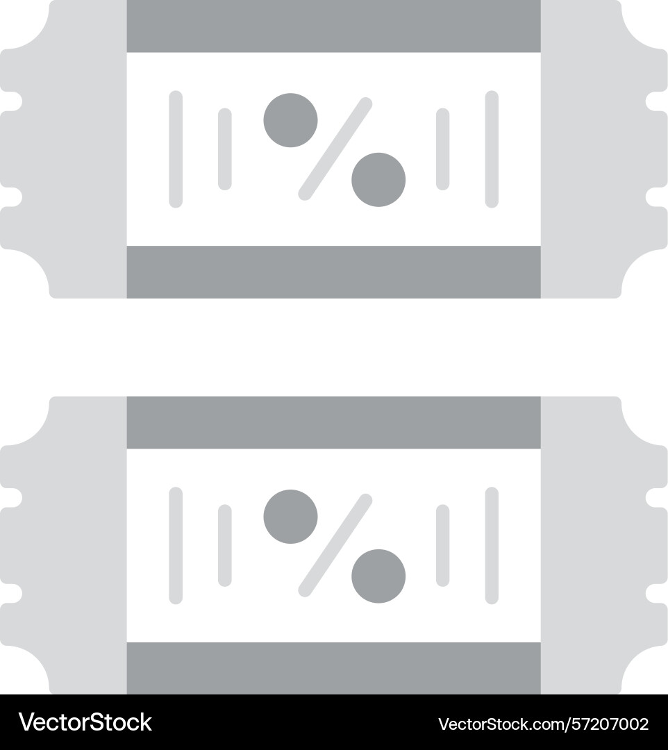 Ticket icon Vector Image