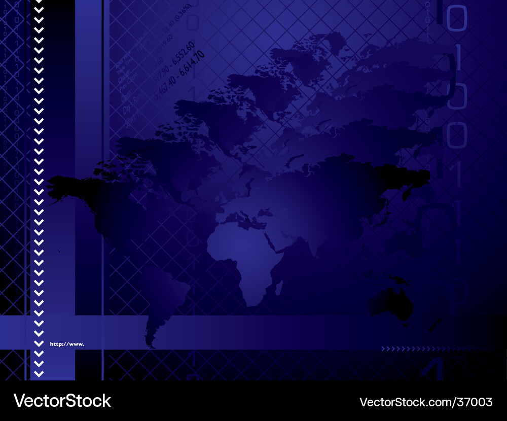 Modern Digital Network Background Vector Image