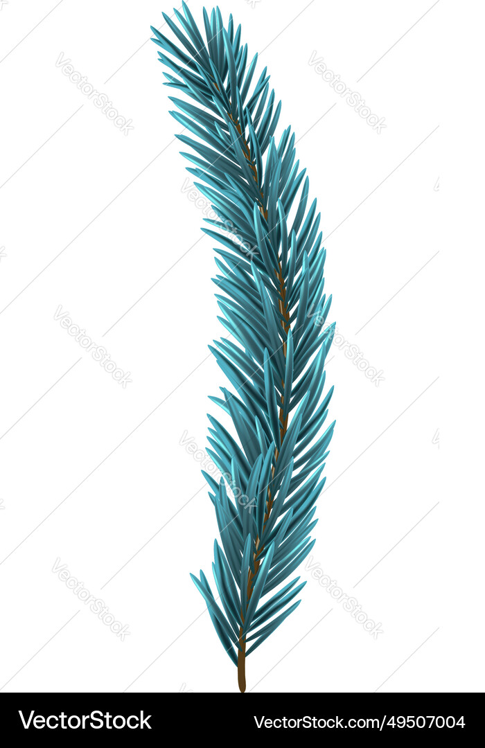 Blaue weihnachten fir branch Blaue weihnachten fir branch vektorbild