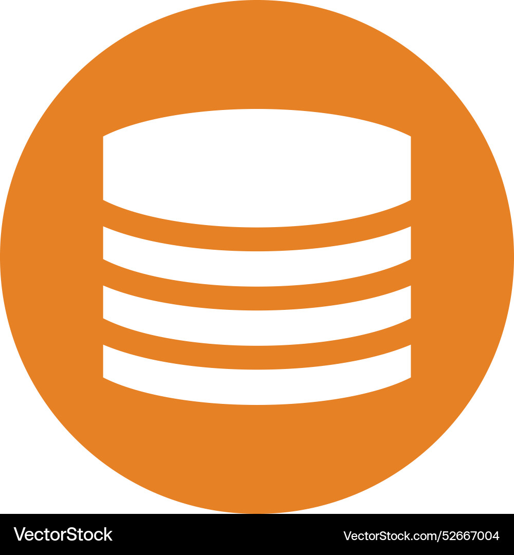 Data database server icon vector image