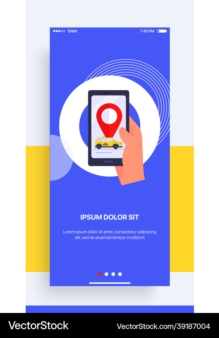 Design der mobilen Anwendung ui ux gui von Design der mobilen Anwendung ui ux gui von vektorbild