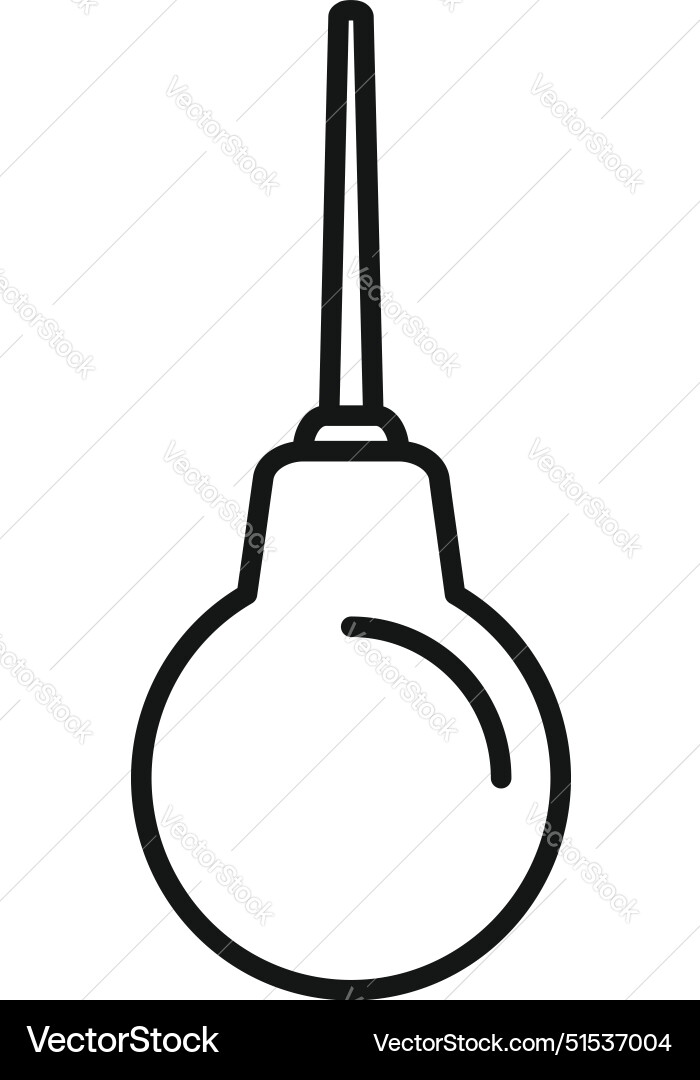 Medical enema using simple line symbol design Medical enema using simple line symbol design vector image