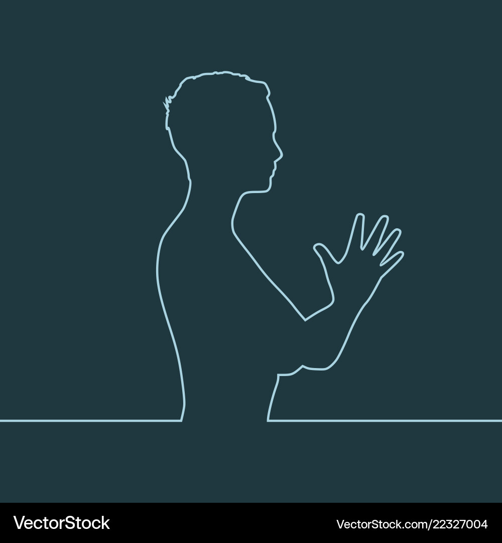 Silhouette einer beten Frau Silhouette einer beten Frau vektorbild