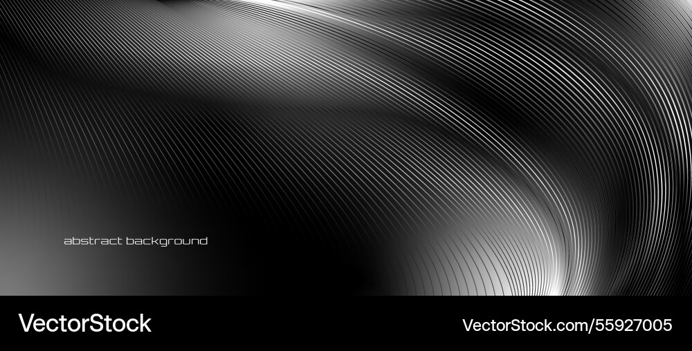 Dark futuristic tech background with lines Dark futuristic tech background with lines vector image