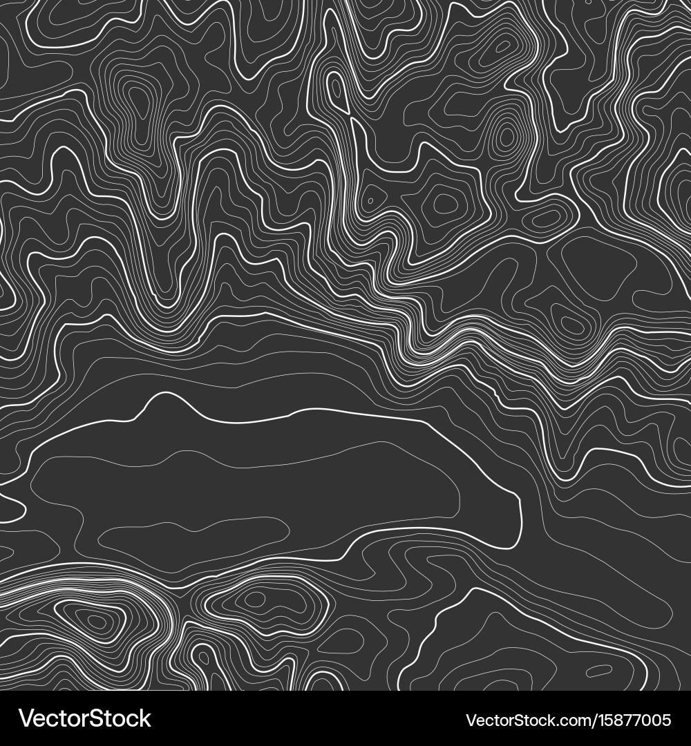 Topographic map background with space for copy vector image