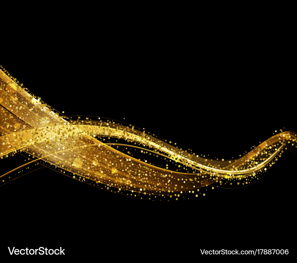 Abstract color wave design element vector image