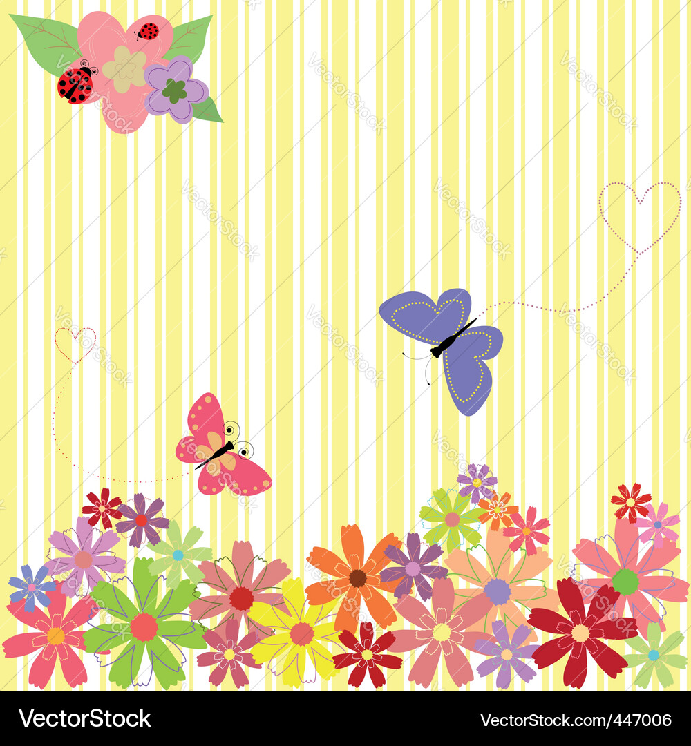 Spring background Vector Image