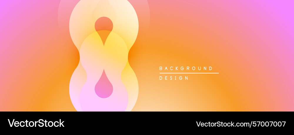 Abstract design features soft gradients warm vector image