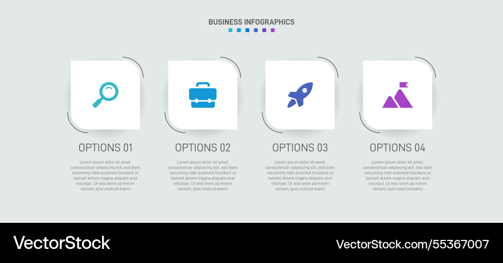 Horizontal progress bar featuring 4 arrow-shaped Horizontal progress bar featuring 4 arrow-shaped vector image