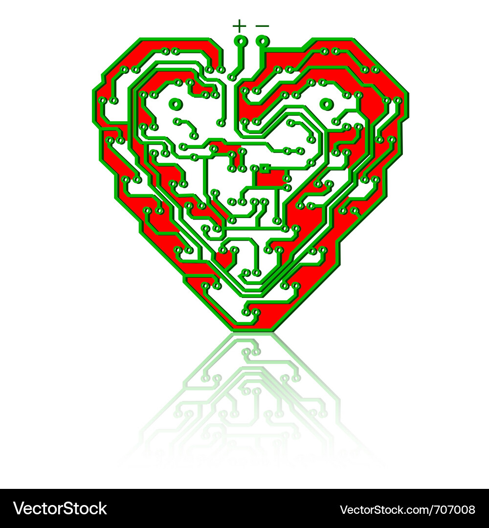 Circuit board pattern Vector Image