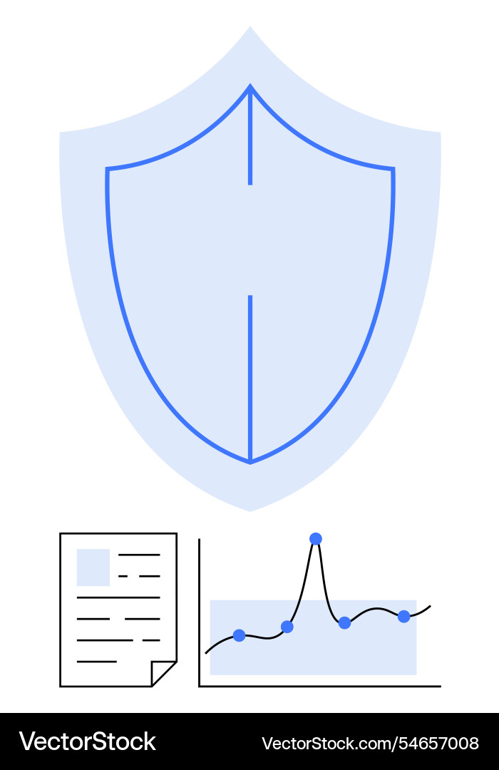 Cybersecurity and data analysis shielding Cybersecurity and data analysis shielding Vector Image