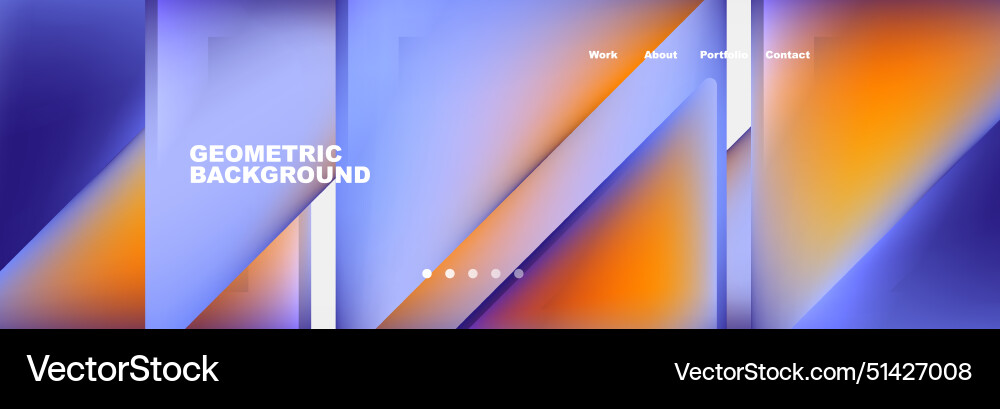 Gradient triangles composition with bright fluid Gradient triangles composition with bright fluid Vector Image