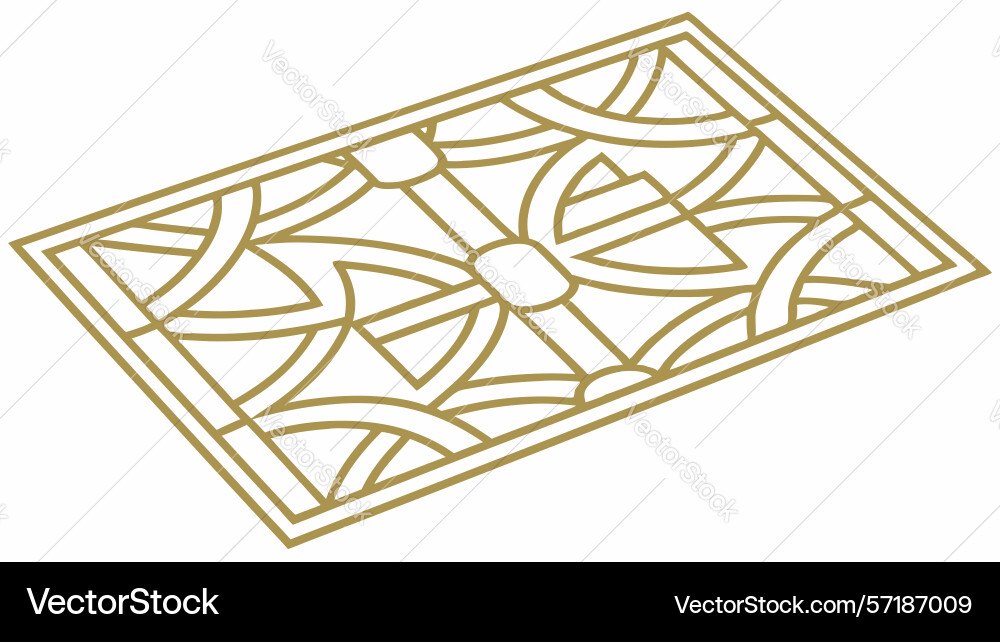 Flat modern geometric pattern abstract design vector image
