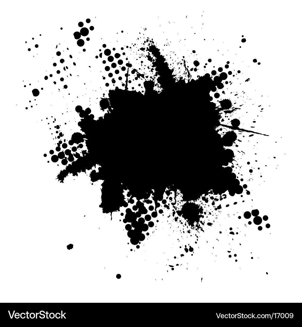 Grunge Tinte Vektorbild