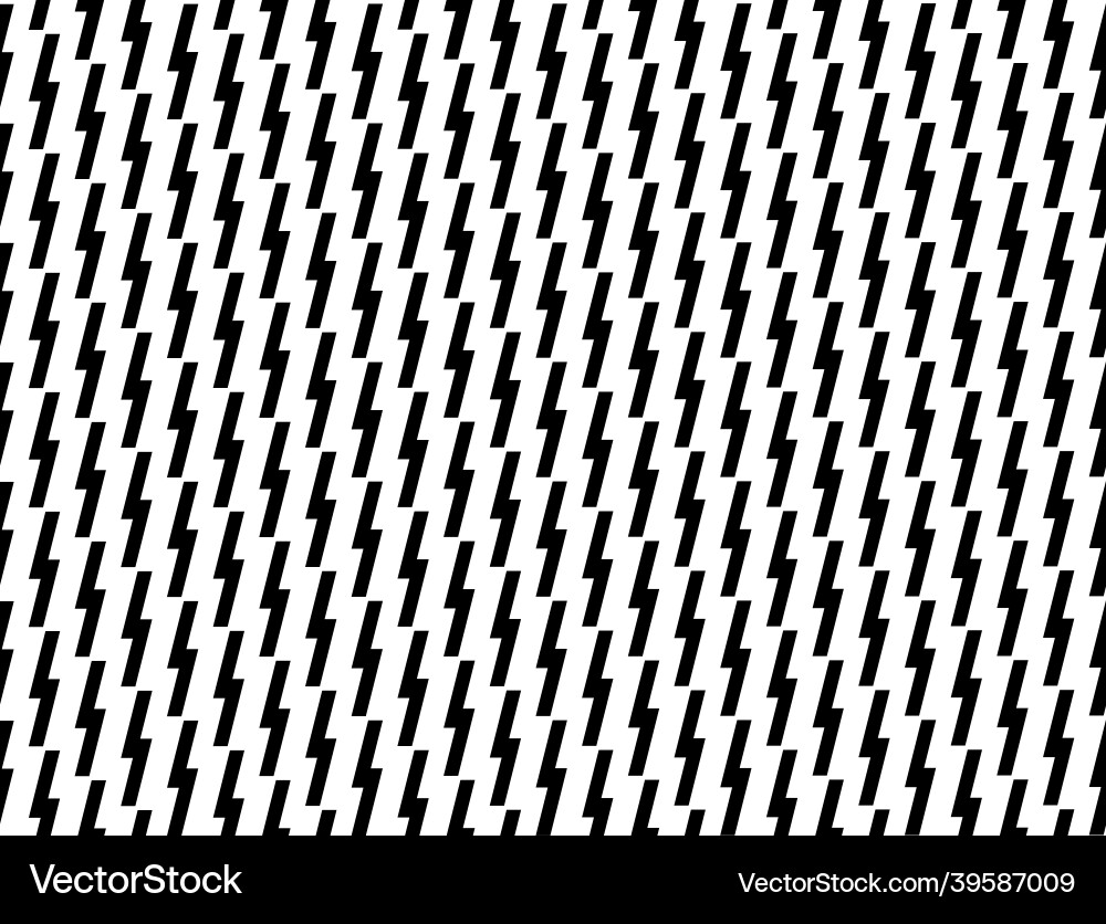 Monochrome Lightning Pattern vector image