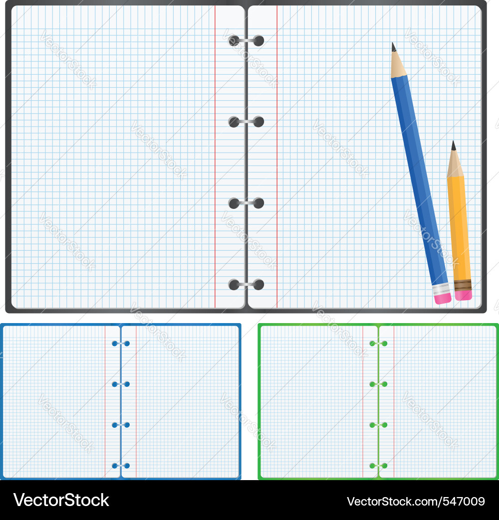 Notebook Vector Image
