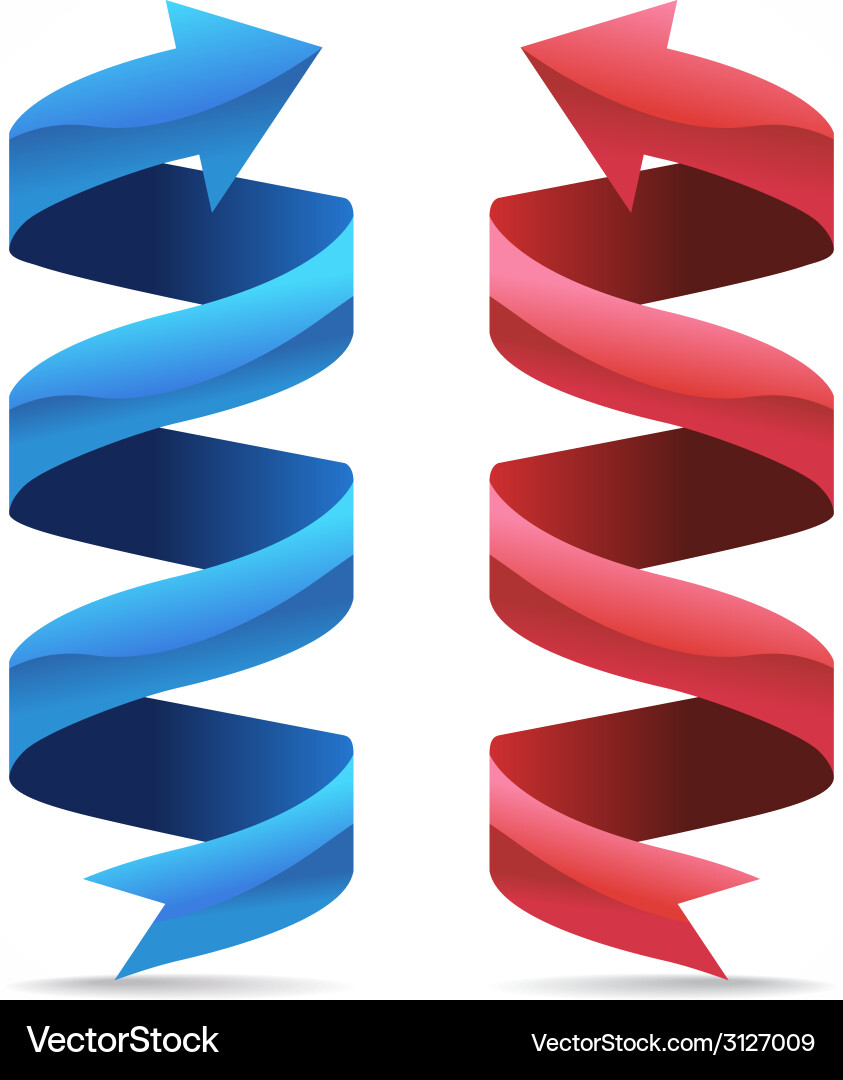 Ribbons Royalty Free Vector Image - VectorStock