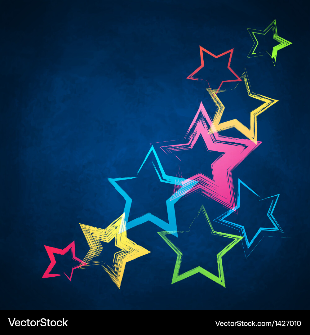Abstract dark triangular background vector image