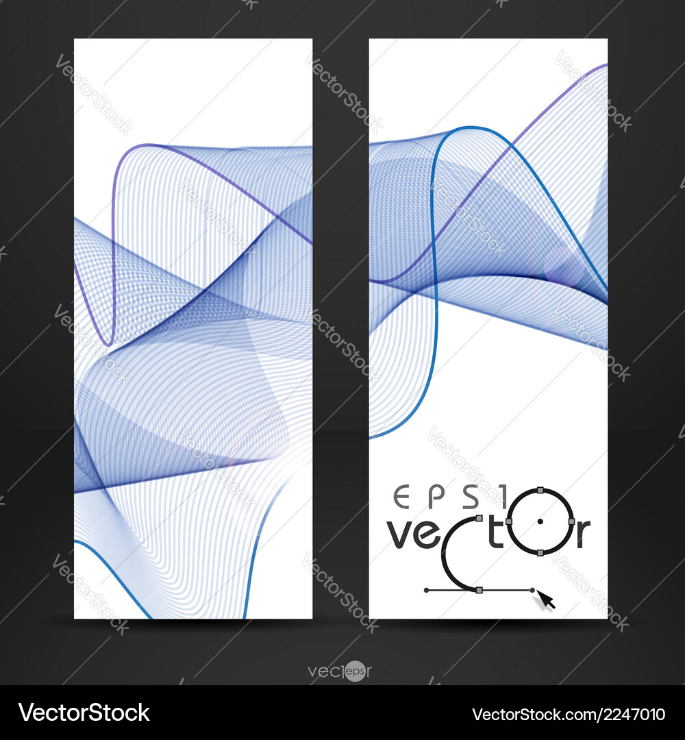 Abstract waves design Vector Image