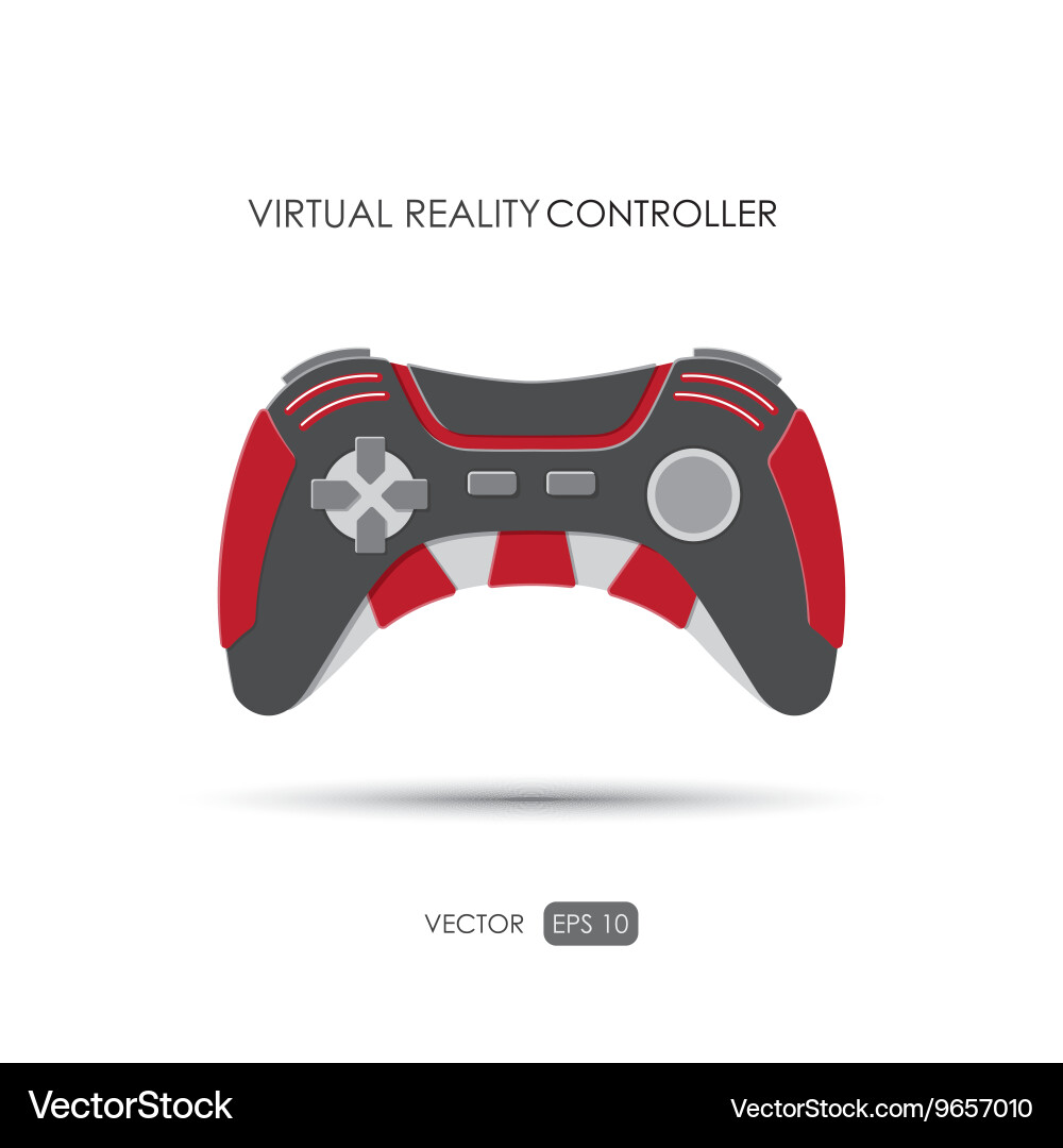 Hand controller for virtual reality system Vector Image
