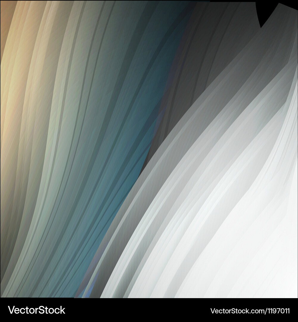 Abstract Color Wave Background Vector Image