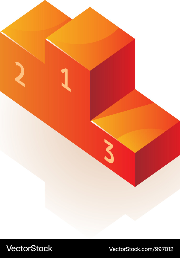 Award Podium Vector Image