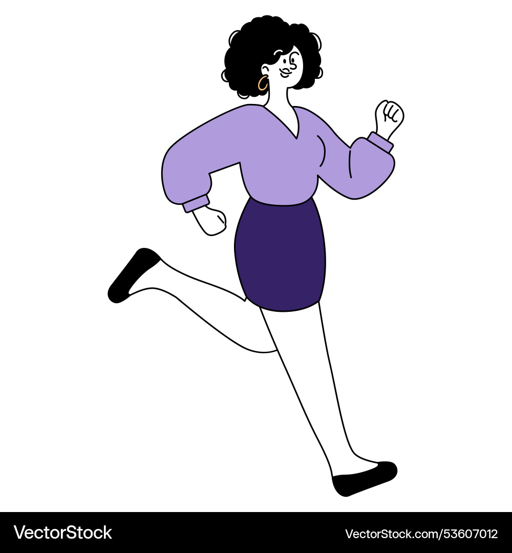 Businesswoman flat Businesswoman flat Vector Image