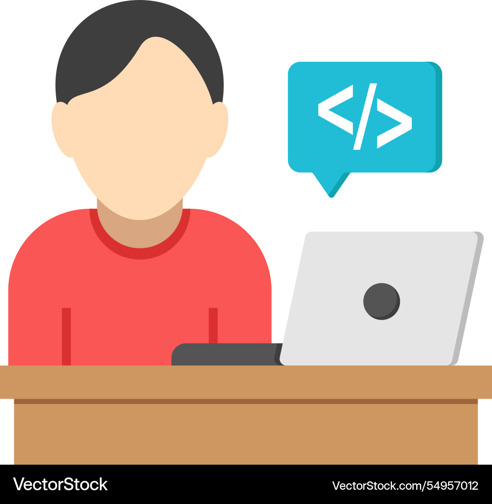 Coding file vector image