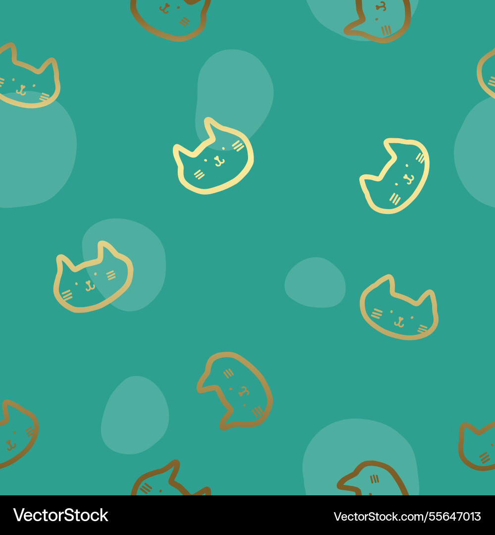 Cats seamless pattern texture background Cats seamless pattern texture background vector image