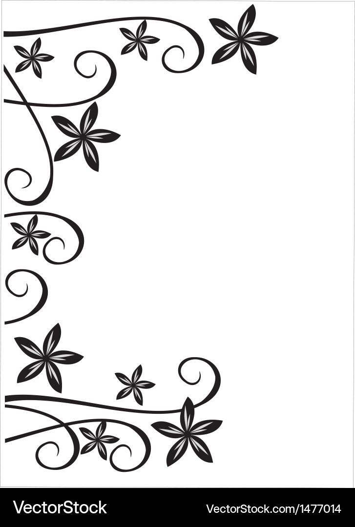 Beautiful abstract floral background Vector Image