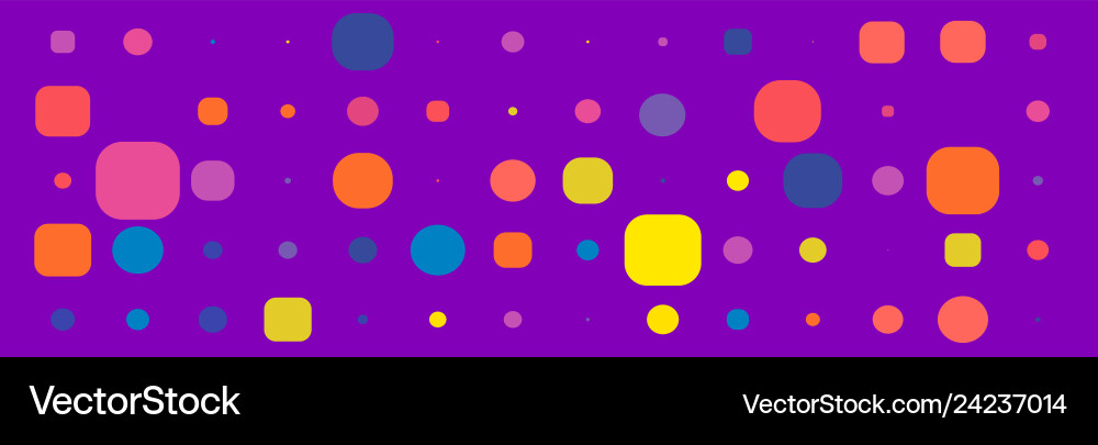 Purple simple bg with colorful square elements Purple simple bg with colorful square elements Vector Image