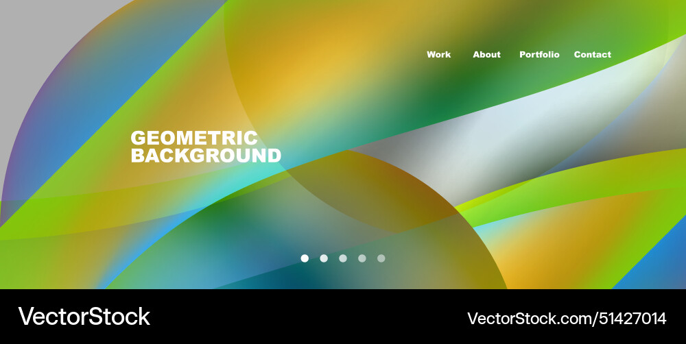 Web page design with geometric elements - circle Web page design with geometric elements - circle Vector Image