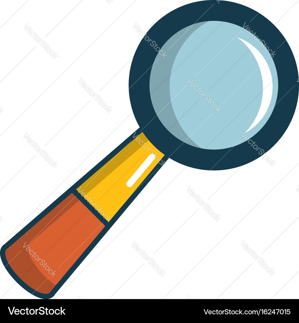 Magnifying glass icon cartoon style – Royalty-Free Vector | VectorStock, image size:1000x1080