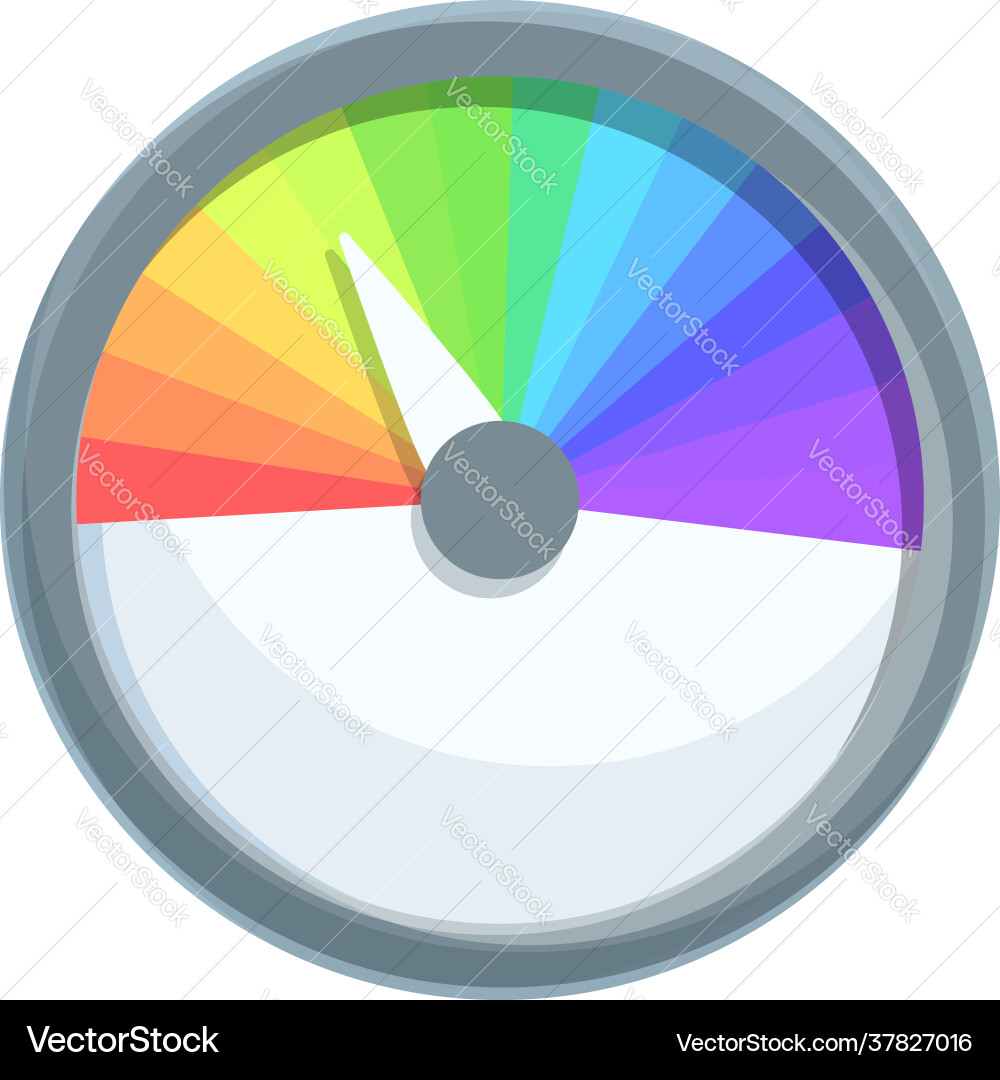 Ph Level Color Chart Icon Vector Image