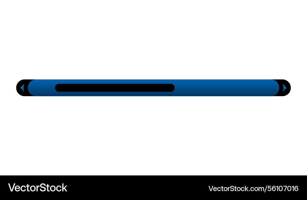Scroll bar slider ui horizontal Scroll bar slider ui horizontal vector image