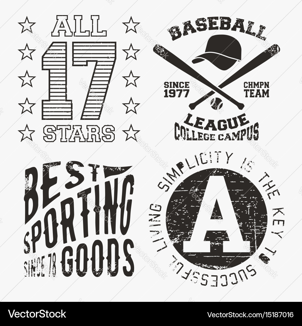 Vintage Stamp Collection Vector Image