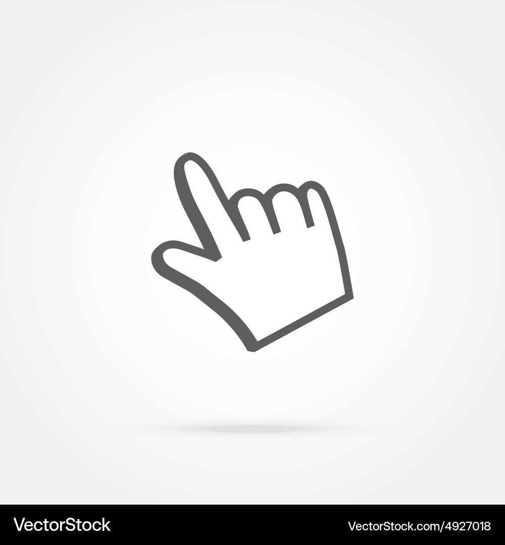 Cursor Pointer-Symbol vektorbild