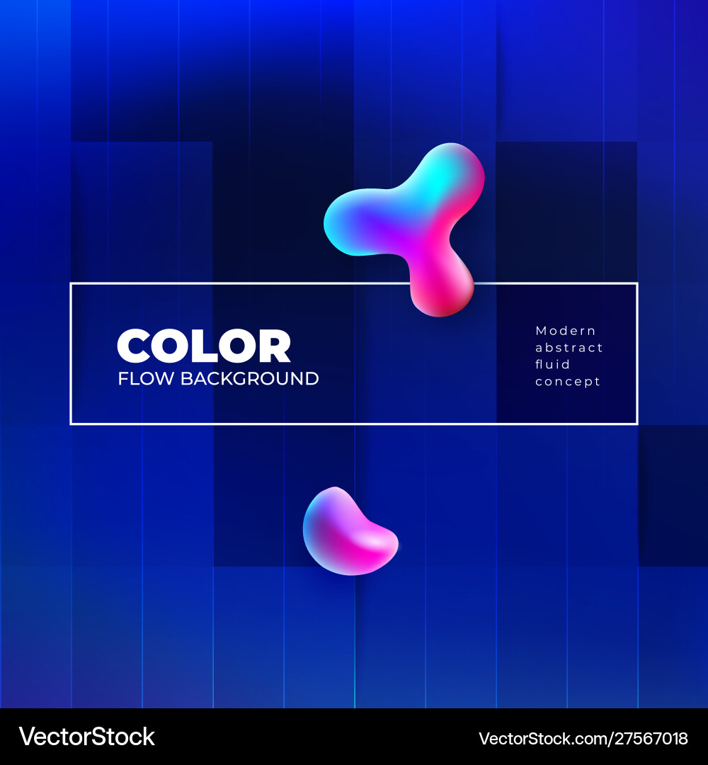 Liquid color background design with square cells Liquid color background design with square cells vector image
