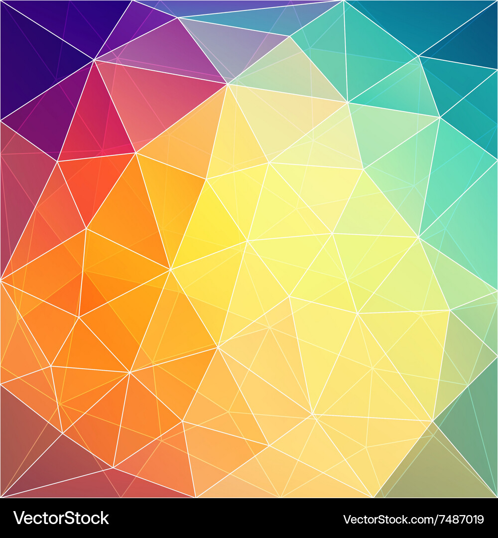 Abstract triangle pattern in background design Vector Image
