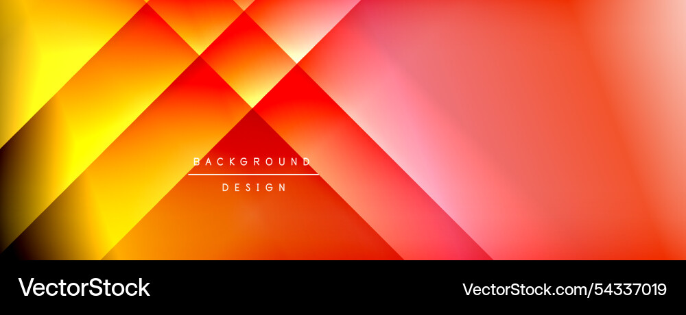 Colorful gradient with lines made of shadow Vector Image