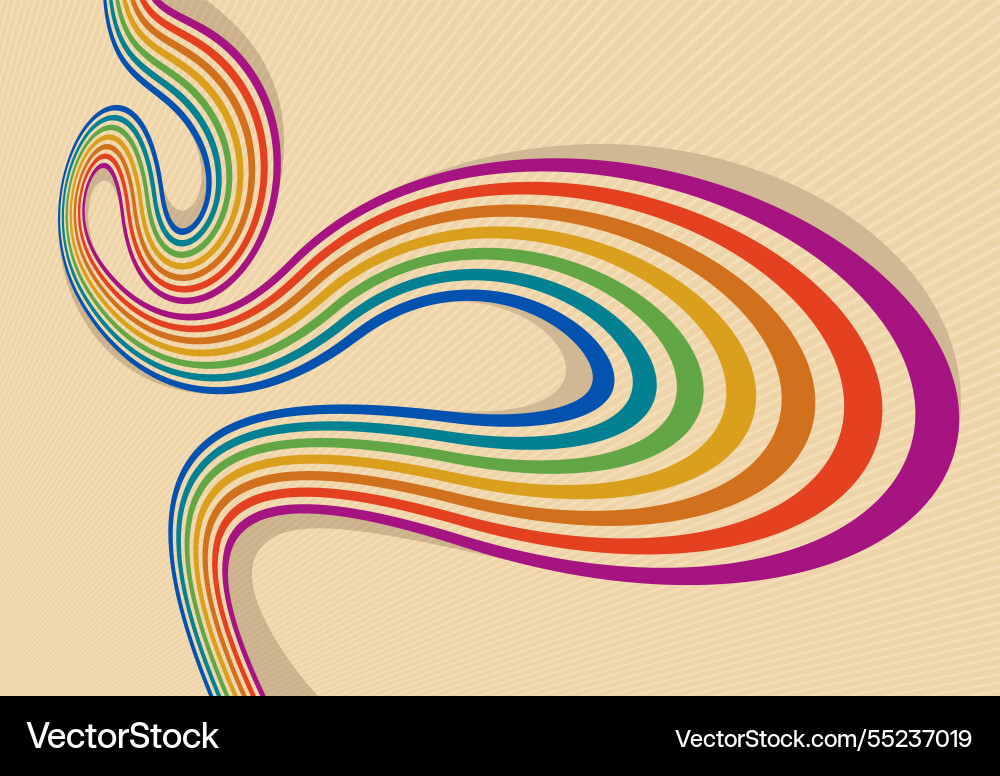 Retro lines abstract background 3d dimensional Retro lines abstract background 3d dimensional vector image