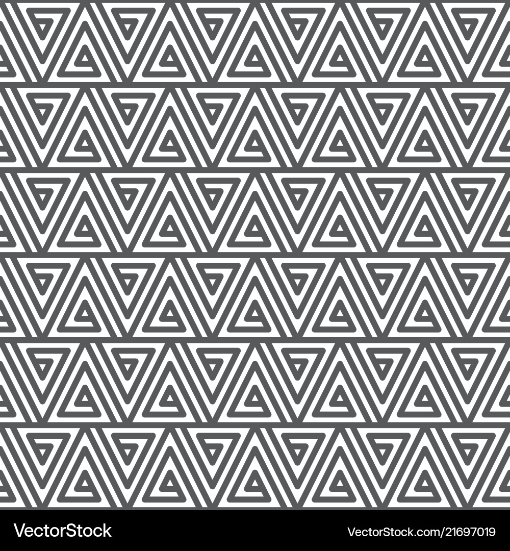 Seamless abstract geometric pattern black Seamless abstract geometric pattern black vector image